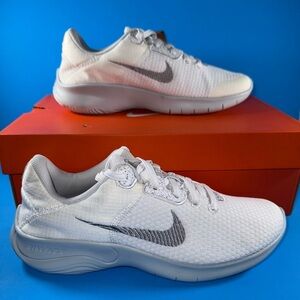 New Nike Flex Experience RN 11 NN White/Metallic Sliver  DD9283-100